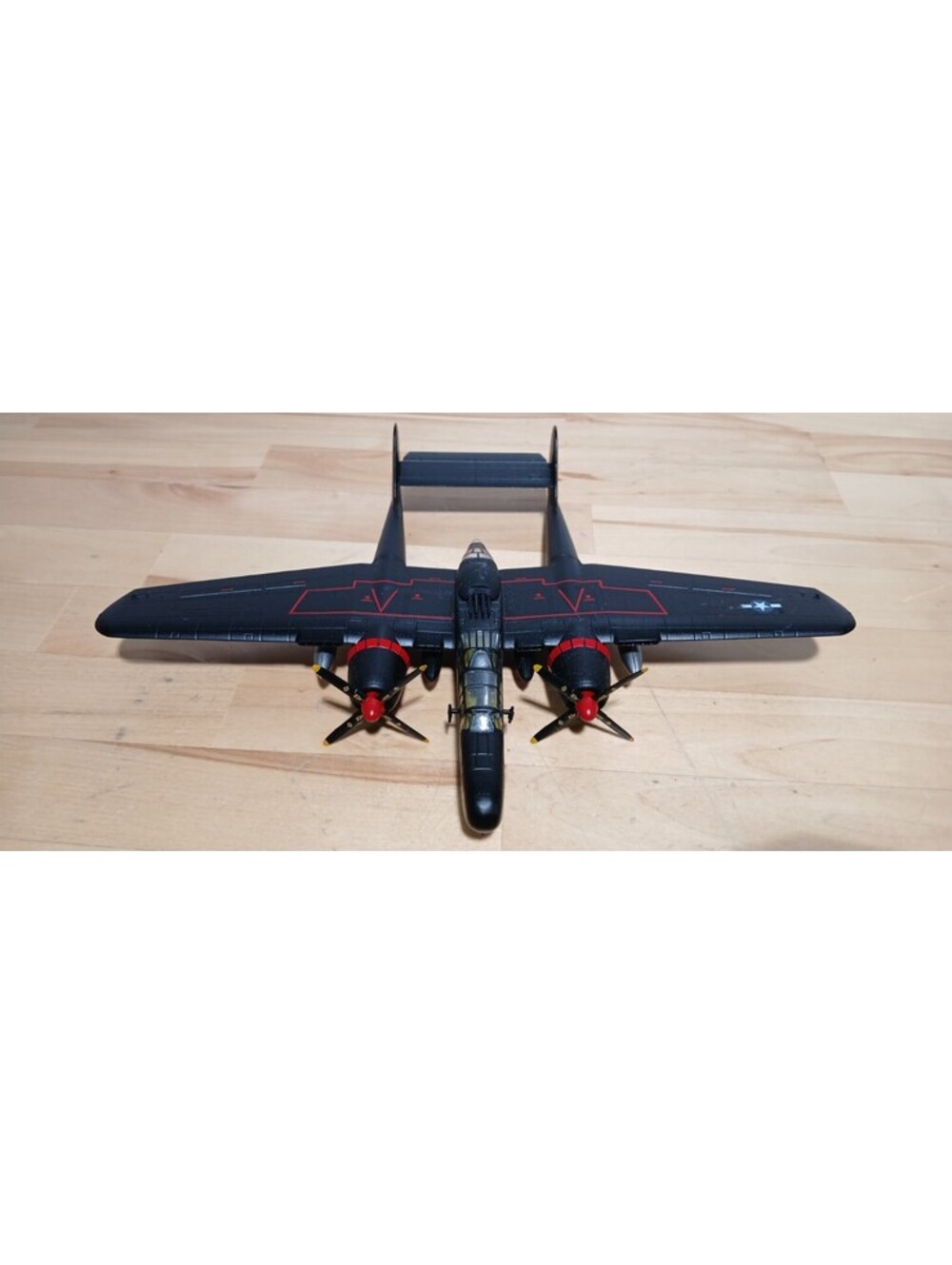 1:72 Airforce One AF10090GW P-61A Black Widow "Midnight Belle”, Die Cast Model